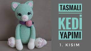 amigurumi tasmali kedi yapimi govde bacak kol kuyruk 1 3 youtube dinosaur stuffed animal teddy bear animals
