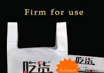 Plastic Vest Portable Plastic Bag Custom Size Logo Color ...