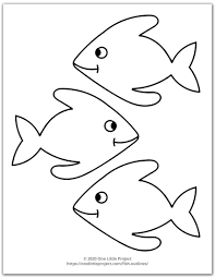 Advertisement fish are an incredibly diverse group of animals. Free Printable Fish Outline Pages Fish Templates One Little Project