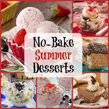 Summer weather means it's too hot to turn on the oven for hours at a time or slave over a hot stove making intricate desserts. Easy Summer Recipes 6 No Bake Desserts Mrfood Com