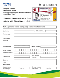 We're right in the middle of the 770,000 acre white mountain national summer freedom pass activities. Fillable Online Freedom Pass Application Form Adults With Islington Council Fax Email Print Pdffiller