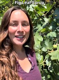 fig leaf syrup iced coffee 🌱☕️ #coffee #figleaf #garden #cooking