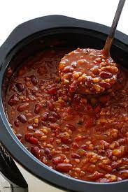 Slow Cooker Vegetarian Chili Gimme Some Oven Recipe Slow Cooker Vegetarian Vegan Slow Cooker Recipes