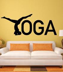 9.95 shipping on selected wall decals. Yoga Wall Stickers Zen Healthy Lifestyle Woman Girl Meditation Vinyl Decal Ig2442 Yoga Wall Wall Stickers Home Decor Zen Wall