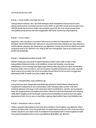 Testing shows presence of defects, tujuan utama dari proses testing adalah menemukan cacat/bug pada suatu software. 10 Prinsip Gmp