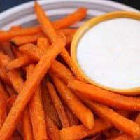 Once fries have cooled, about 5 minutes, layer on walnuts, brown sugar, and drizzle with sweet chili sauce. Brown Sugar Sweet Potato Fries Simple And Seasonal