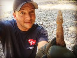 What is the origin and purpose of the hole in the rock?