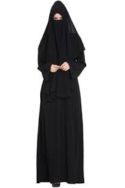Maybe you would like to learn more about one of these? Black Georgette 3 Piece Burqa Set With Nose Piece And Nequab Mushkiya 2780419