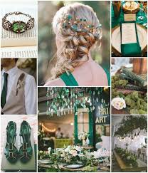 Robe de mariée verte emeraude. 8 Idees De Mariage Vert Emeraude Mariages Verts Emeraude Mariage Vert Mariage