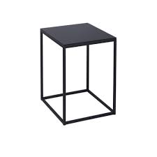 Enjoy free shipping on most stuff, even big stuff. Buy Black Glass And Black Metal Square Side Table From Fusion Living