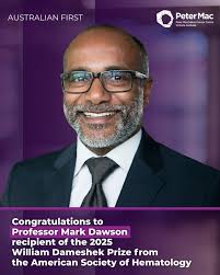 For his pioneering study of the epigenetic drivers of blood cancer, Peter  Mac's Professor Mark Dawson has received a top honour from the American  Society of Hematology (ASH). Prof Dawson is the