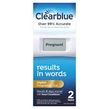 Clearblue Digital Pregnancy Test With Smart Countdown 2 Count Walmart Com