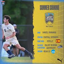 🚨 NEW PLAYER ANNOUNCEMENT 🚨 Please join us in welcoming Daniel Granado to  the West Texas FC family. Granado, a 6ft2 defender from Seville, Spain  comes to Midland off the back of
