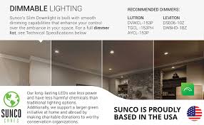 Sunco Lighting 6 Pack 4 Inch Slim Led Downlight With Junction Box 10w 60w 650 Lm Dimmable 3000k Warm White Recessed Jbox Fixture Simple Retrofit Installation Etl Energy Star Amazon Com