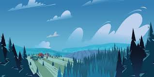90 Vector 2d Landscapes Backgrounds Ai Eps Pre Made Compositions Generators Bypeople