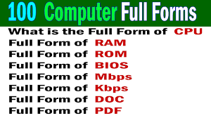 Bsc it is a bachelor's degree awarded for an undergraduate course in the information technology field. 100 Most Commonly Used Computer Full Form Computer Full Form Abbreviations Full Form Youtube