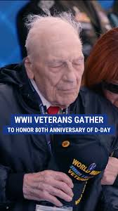 "God... when you needed to send someone brave and true, it has always been  and always will be the men and women of the armed forces.", WWII veterans  and world leaders gather in Normandy, France for ...