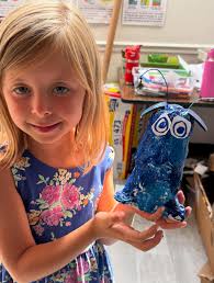 Creature Camp 🏕️ Students were given a writing assignment first to  encourage a well thought out plan for creating their creature. They had to  come up with eating habits, powers, habitat, life