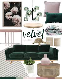 Trend Velvet Garden Adore Home Magazine Green Living Room Decor Gold Living Room Green Sofa Living Room