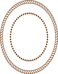 Oval Rope Border Brown Clip Art Vector Clip Art Online Royalty Free Public Domain Clip Art Rope Tattoo Framed Tattoo