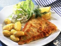 Panierter Fisch Mit Kartoffeln Rezept Lachs Braten Rezept Fisch Panieren Rezepte