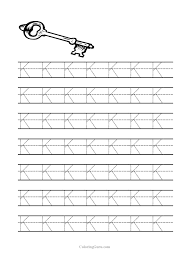 Free Printable Tracing Letter K Worksheets For Preschool Writing Worksheets Letter Writing Worksheets Tracing Worksheets Preschool