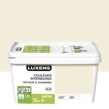 Luxens satin peinture couleurs interieures toutes pieces rouge velours n 5 0 5 l luxens 3351840280068 large selection de. Peinture Blanc Ivoire 3 Luxens Couleurs Interieures 5 L Couleur Interieure Peinture Murale Parement Mural