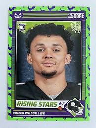 2024 Score-A-Treat Football GREEN Roman Wilson RC #43 Pittsburgh Steelers
