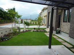 芝生のある庭 エクステリア 芝生 庭