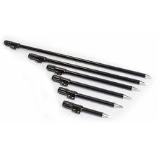 K870 (arrow 1/2″ od 48″ / 125cm) k871 (arrow 1/2″ od 30″ / 75cm) Jag Black Prolite Adjustable Banksticks