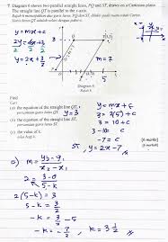 Spm 2018 Nov Q7 Garis Lurus