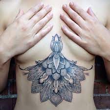Sternum Tattoo By Alena Chun Chest Tattoos For Women Tattoos For Women Best Tattoos For Women