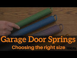 How To Choose The Right Replacement Garage Door Spring Youtube