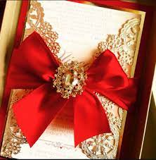 Beautiful Red And Gold Wedding Invitation Red Gold Wedding Wedding Invitation Red Gold Red Wedding Theme