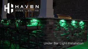 Under Bar Light Installation Haven Home Lighting Youtube