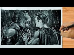 He also had the ability to. Batman Vs Superman Realistic Drawing Only Shading Youtube