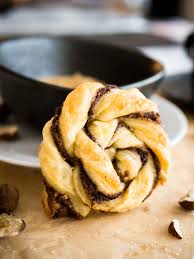 Crisp on the outside, creamy on the inside…simply one of the best easy desserts you will ever make! Easy Twisted Nutella Danish Recipe Plated Cravings