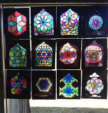 Lesson Plan Islamic Stained Glass Windows Glass Art Projects Stained Glass Art Art Lessons Elementary