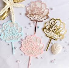 8 large atlantic surf clam shells, outside shell has a golden color, inside is purple swirls, just under 4 inches, smudge bowl cherylsgoodstuff 4.5 out of 5 stars (1,602) Happy Birthday Mermaid Sea Shell Clam Acrylic Cake Topper Decor 4 Colours Sweet Party Supplies