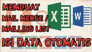 Cara Membuat Mail Merge Mailling List Di Ms Word Bahasa Indonesia Youtube