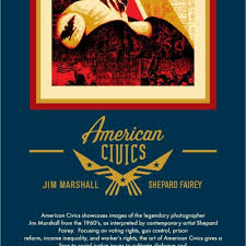 American Civics: Shepard X Jim Marshall Estate Opens THIS SATURDAY 8/13 at  San Francisco Art Exchange!