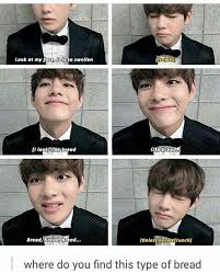 Bts Has My Favorite Bread Cookies And Sugar But For Some Reason No Jam Bts Taehyung Bts Boys Bts Funny