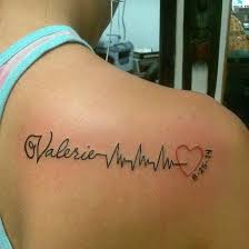 70 Tatuajes Que Demuestran El Amor De Estas Mamas Por Sus Hijos Tatuajes De Nombres Tatuajes Para Mamas Tatuaje Latido