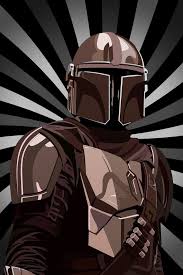 The Mandalorian Art Star Wars Illustration Star Wars Poster Star Wars Art