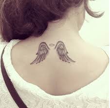 It is a statement piece and above all else, it is just undeniably and ethereally stunning. Small Angel Wings Tattoo Ink Youqueen Girly Tattoos Angel Wings Small Angel Wing Tattoo Wings Tattoo Neck Tattoo