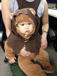 Baby Ewok From Star Wars Confused Kitty Sewing