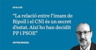 Resultado de imagen de imam de Ripoll, CNI