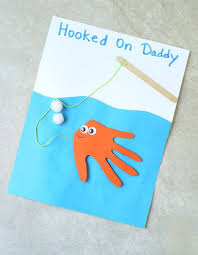 Easy to make father's day card design this is a super cool father's day card design. Fish Handprint Card The Best Ideas For Kids Diy Father S Day Cards Fathers Day Crafts Father S Day Diy