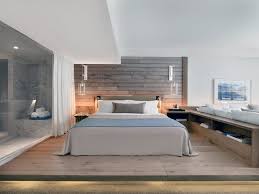 Master Bedroom Design Ideas Raised Sleeping Area With Hidden Lighting Modern Hotel Room Bedroom Hotel Hotel Interiors