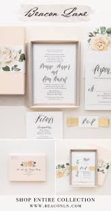 Simple Modern Wedding Invitations Modern Calligraphy Beacon Lane Modern Calligraphy Wedding Invitation Wedding Invitations Modern Wedding Invitations